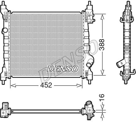 DENSO Radiators, Motora dzesēšanas sistēma DRM15014