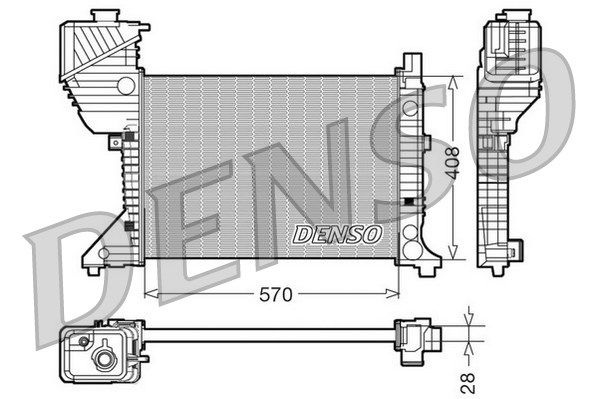 DENSO Radiators, Motora dzesēšanas sistēma DRM17016