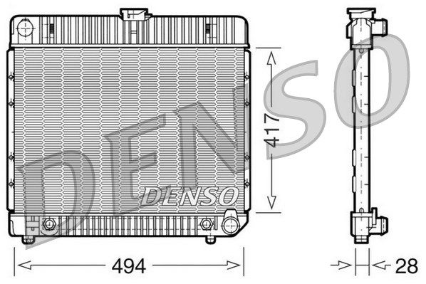 DENSO Radiators, Motora dzesēšanas sistēma DRM17021
