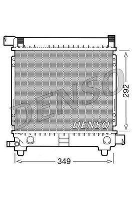 DENSO Радиатор, охлаждение двигателя DRM17027