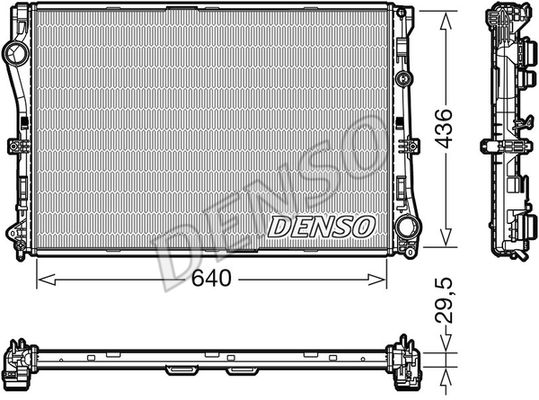 DENSO Radiators, Motora dzesēšanas sistēma DRM17104