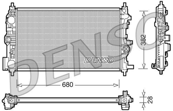 DENSO Radiators, Motora dzesēšanas sistēma DRM20078