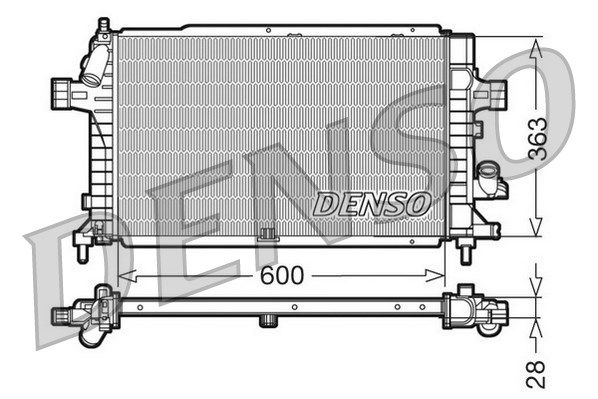 DENSO Radiators, Motora dzesēšanas sistēma DRM20102
