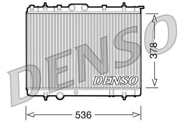DENSO Радиатор, охлаждение двигателя DRM21030