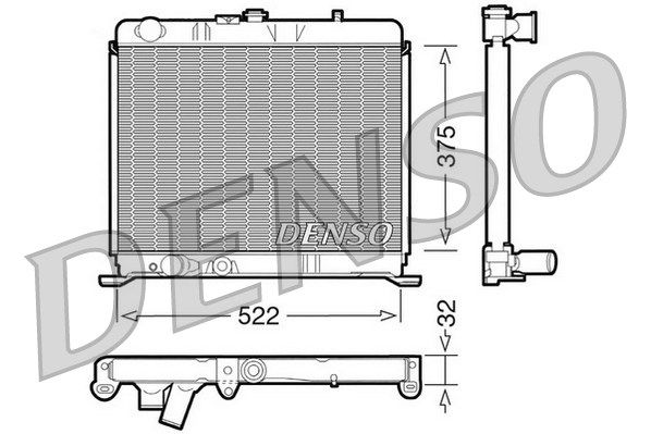 DENSO Radiators, Motora dzesēšanas sistēma DRM21060