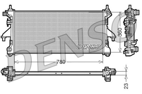 DENSO Radiators, Motora dzesēšanas sistēma DRM21100