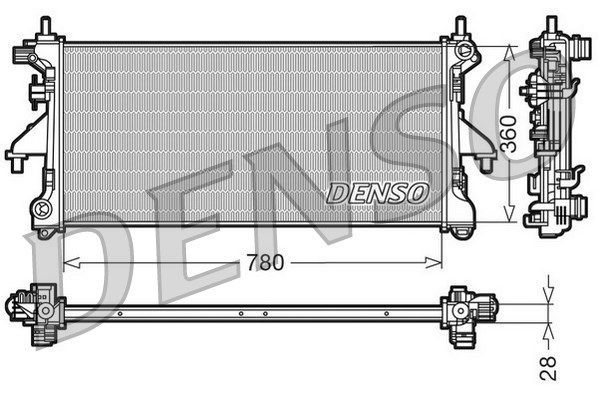 DENSO Radiators, Motora dzesēšanas sistēma DRM21101