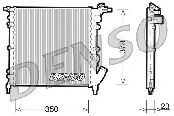 DENSO Radiators, Motora dzesēšanas sistēma DRM23003