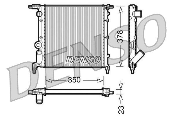 DENSO Radiators, Motora dzesēšanas sistēma DRM23005