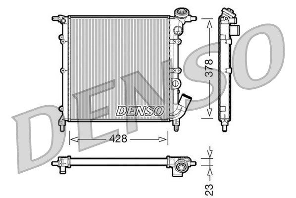 DENSO Radiators, Motora dzesēšanas sistēma DRM23012