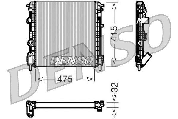 DENSO Radiators, Motora dzesēšanas sistēma DRM23014