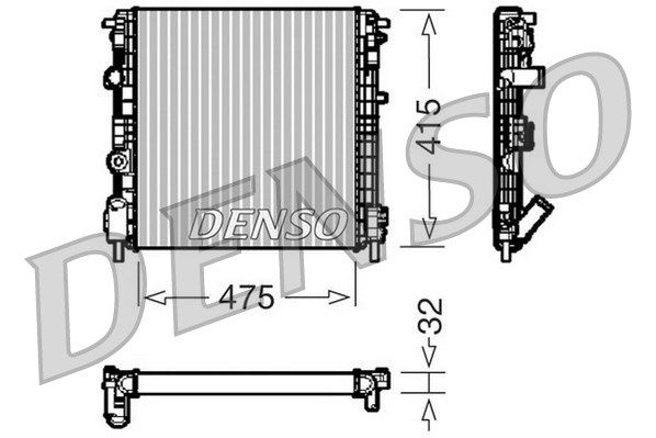 DENSO Radiators, Motora dzesēšanas sistēma DRM23015