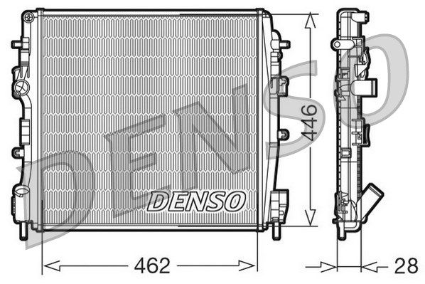 DENSO Радиатор, охлаждение двигателя DRM23018