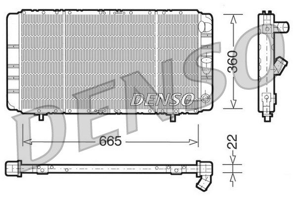 DENSO Radiators, Motora dzesēšanas sistēma DRM23020