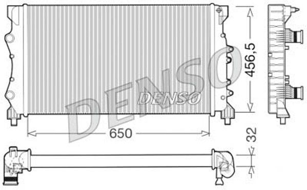 DENSO Radiators, Motora dzesēšanas sistēma DRM23025