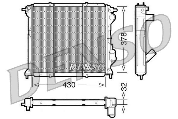 DENSO Radiators, Motora dzesēšanas sistēma DRM23027