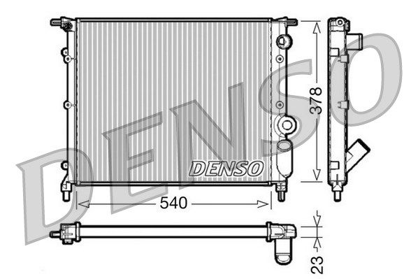 DENSO Radiators, Motora dzesēšanas sistēma DRM23028
