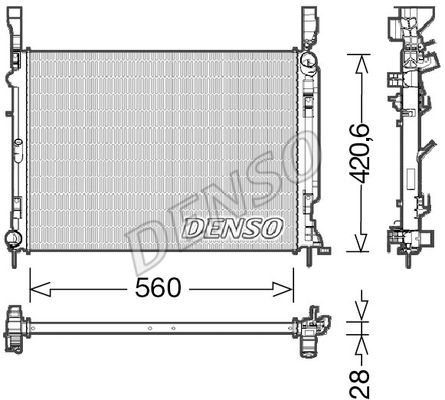 DENSO Radiators, Motora dzesēšanas sistēma DRM23036