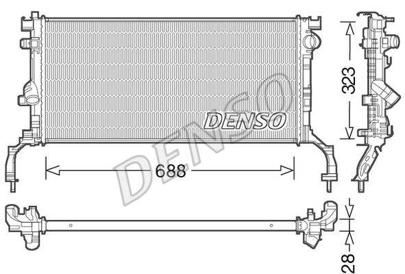 DENSO Radiators, Motora dzesēšanas sistēma DRM23038