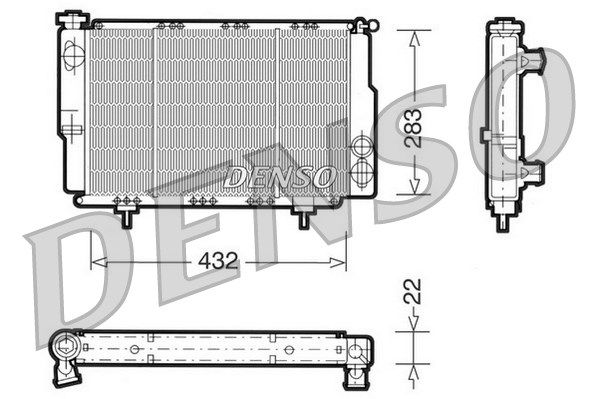 DENSO Radiators, Motora dzesēšanas sistēma DRM23061