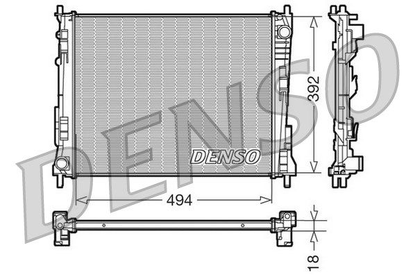 DENSO Radiators, Motora dzesēšanas sistēma DRM23078