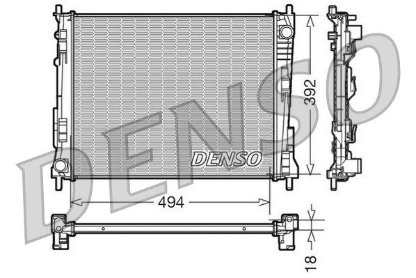 DENSO Radiators, Motora dzesēšanas sistēma DRM23079