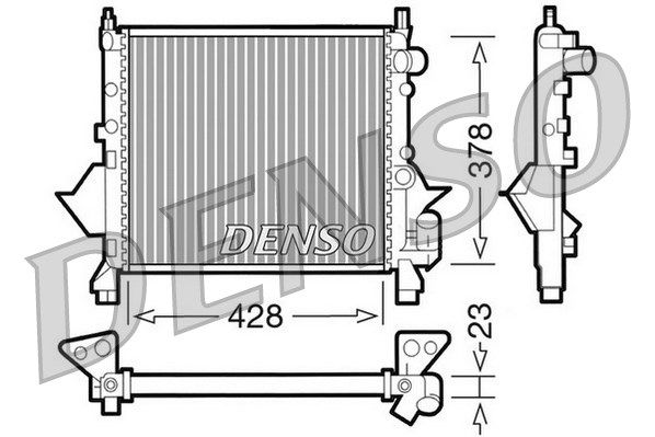 DENSO Radiators, Motora dzesēšanas sistēma DRM23080