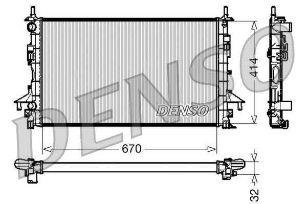 DENSO Radiators, Motora dzesēšanas sistēma DRM23084