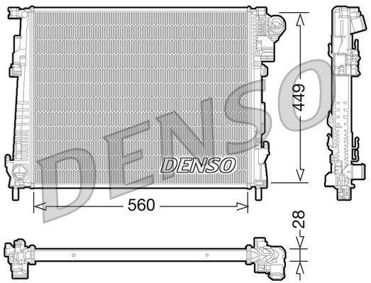 DENSO Radiators, Motora dzesēšanas sistēma DRM23094