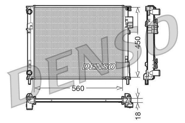 DENSO Radiators, Motora dzesēšanas sistēma DRM23095