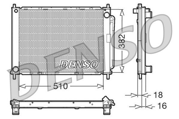 DENSO модуль охлаждения DRM23100