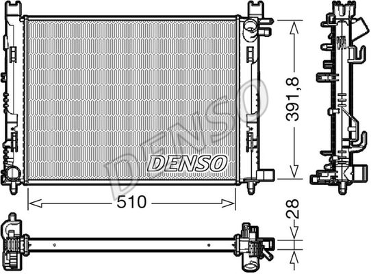 DENSO Radiators, Motora dzesēšanas sistēma DRM23109