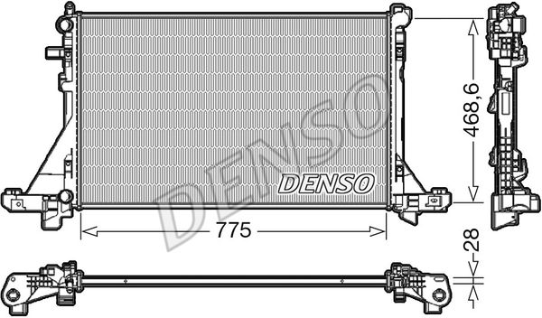 DENSO Radiators, Motora dzesēšanas sistēma DRM23112