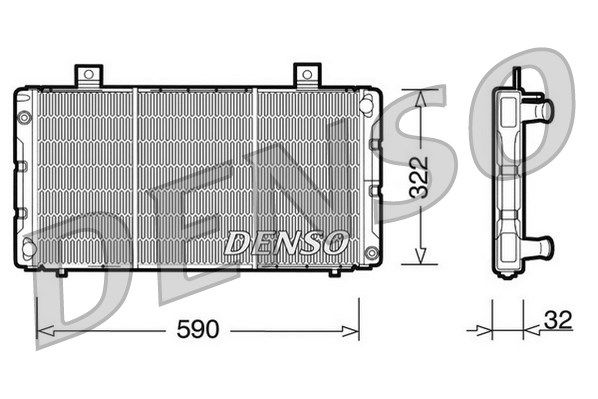 DENSO Radiators, Motora dzesēšanas sistēma DRM25003