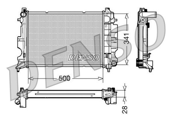 DENSO Radiators, Motora dzesēšanas sistēma DRM25011