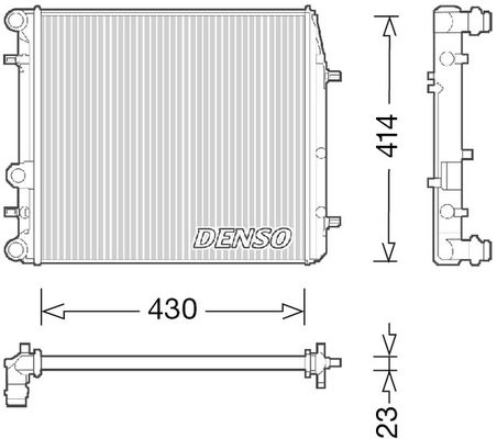 DENSO Radiators, Motora dzesēšanas sistēma DRM27006