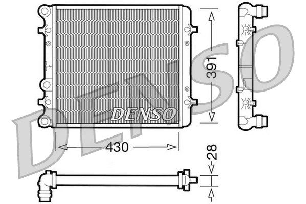 DENSO Radiators, Motora dzesēšanas sistēma DRM32002