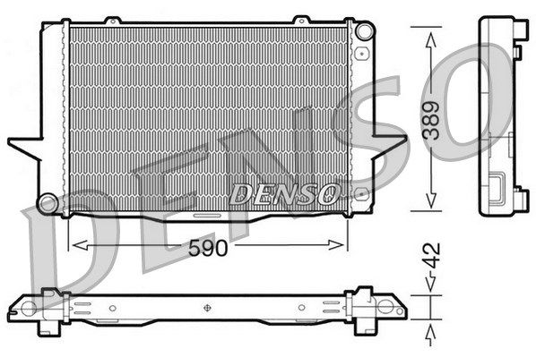 DENSO Радиатор, охлаждение двигателя DRM33042