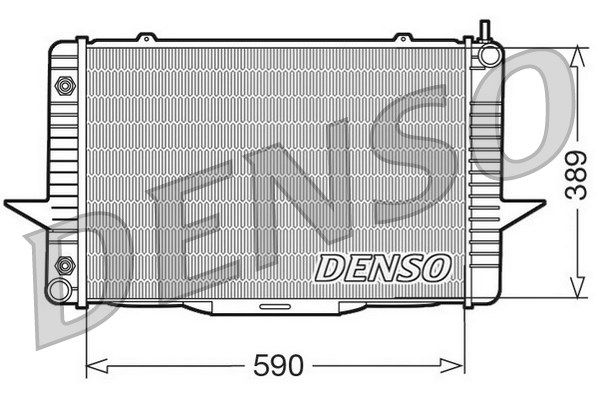 DENSO Радиатор, охлаждение двигателя DRM33067