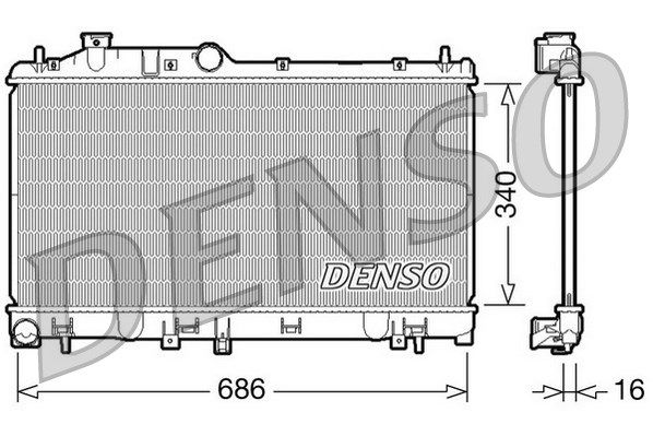 DENSO Radiators, Motora dzesēšanas sistēma DRM36007