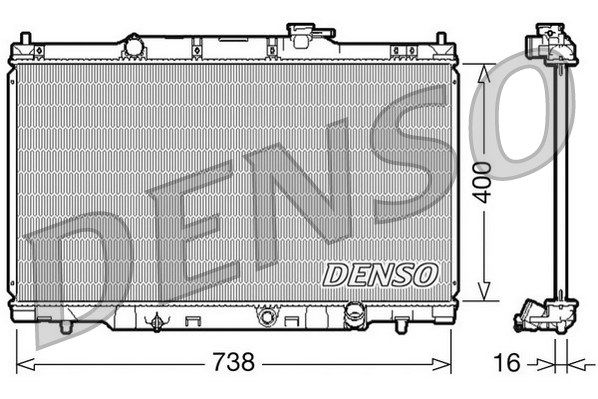 DENSO Radiators, Motora dzesēšanas sistēma DRM40011