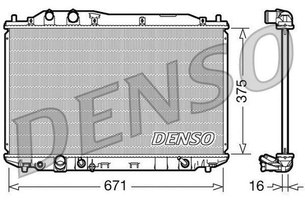 DENSO Radiators, Motora dzesēšanas sistēma DRM40018