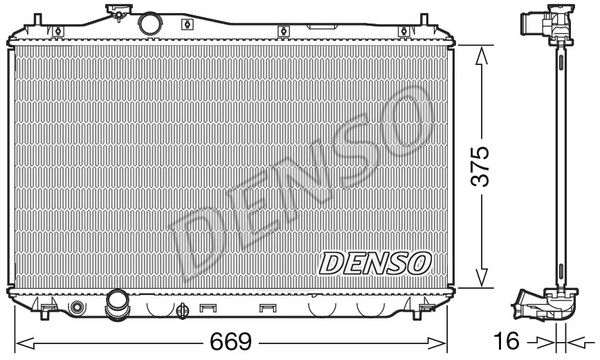 DENSO Radiators, Motora dzesēšanas sistēma DRM40042