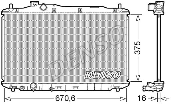 DENSO Radiators, Motora dzesēšanas sistēma DRM40105