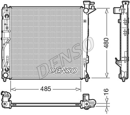 DENSO Radiators, Motora dzesēšanas sistēma DRM41007