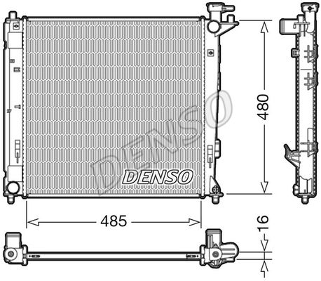 DENSO Radiators, Motora dzesēšanas sistēma DRM41008