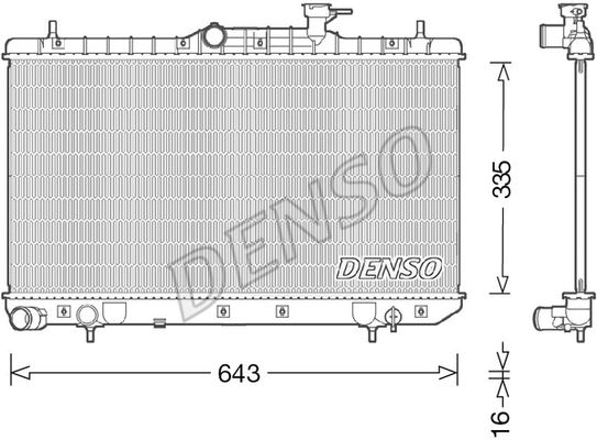 DENSO Radiators, Motora dzesēšanas sistēma DRM41014