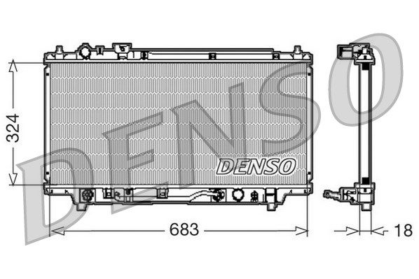 DENSO Radiators, Motora dzesēšanas sistēma DRM44001