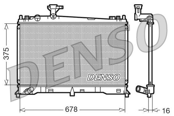 DENSO Radiators, Motora dzesēšanas sistēma DRM44010