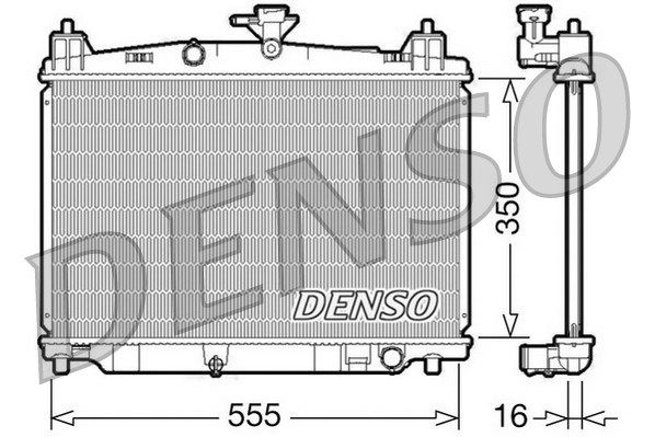 DENSO Радиатор, охлаждение двигателя DRM44016